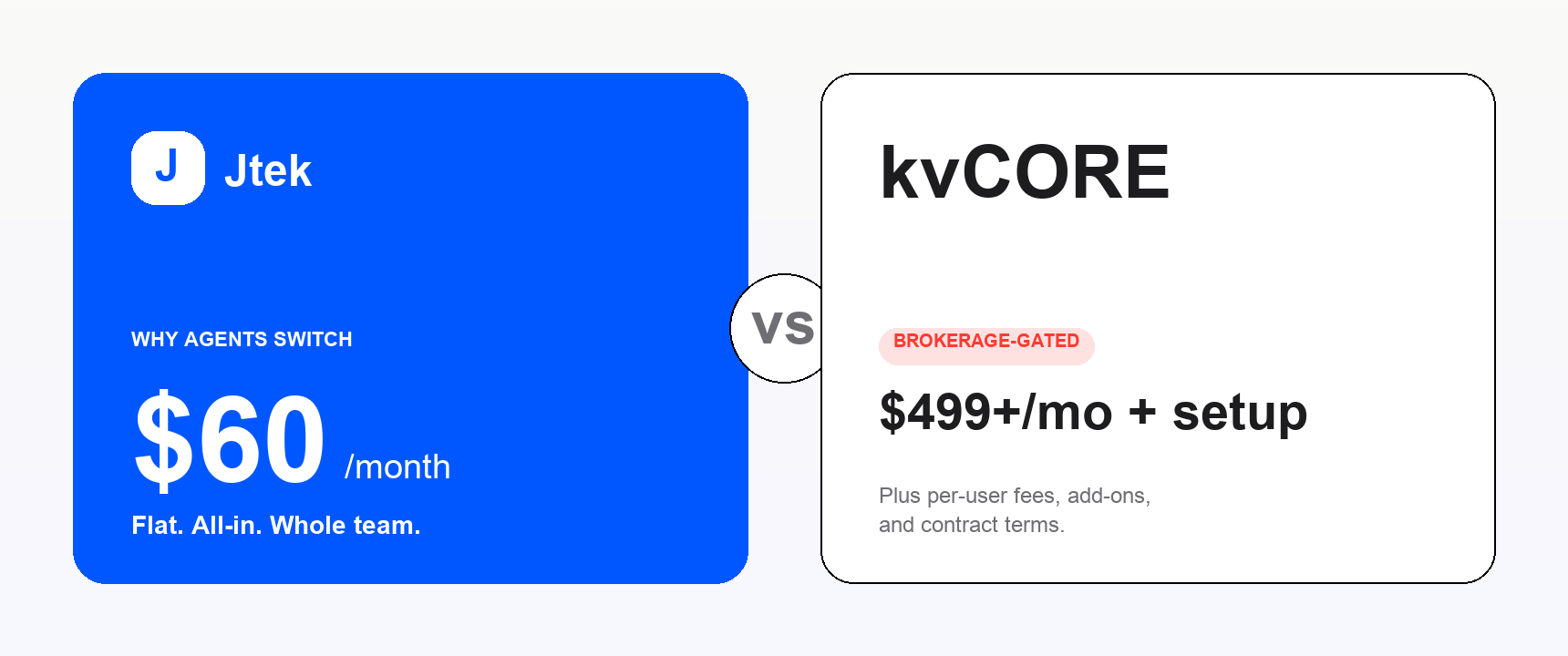 Jtek vs Kvcore comparison banner